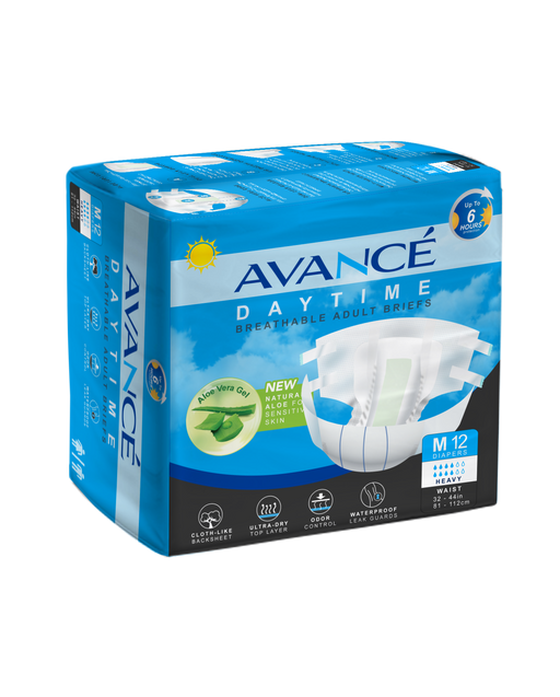 Avancé Aloe Daytime Breathable Adult Briefs Medium