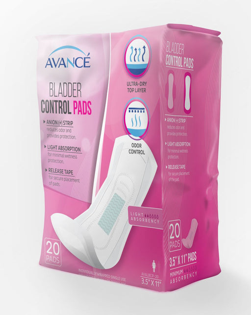 Avancé Light Absorbency 3.5" x 11" Bladder Control Pads