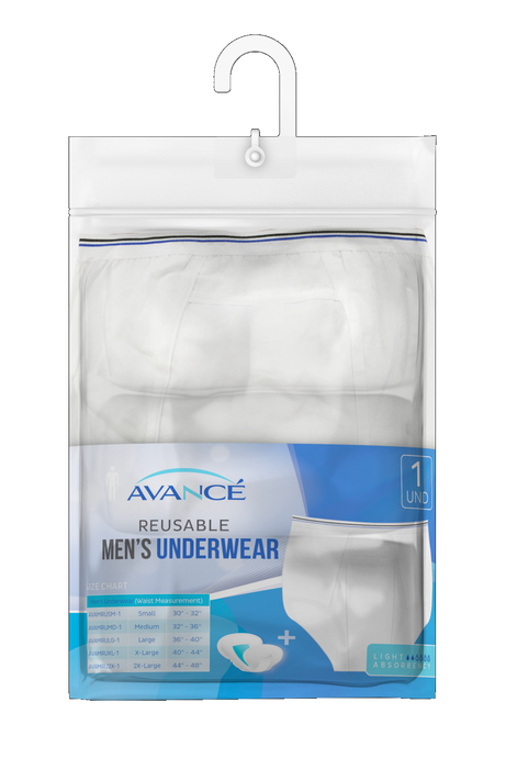 Avancé Men's Reusable Incontinence Underwear