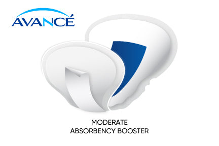 Avancé Moderate Absorbency Contour Bladder Booster Pad, 6.5" x 14"