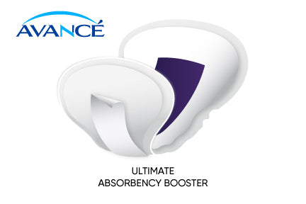 Avancé Ultimate Absorbency Contour Bladder Booster Pad, 8" x 16.5"