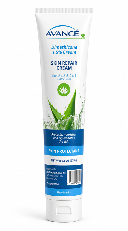 Avancé Aloe Incontinence Care Protect Skin Cream Formula, 270 Grams, 9.5 Oz Tube, Each