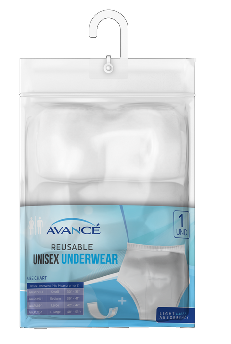 Avancé Unisex Reusable Incontinence Underwear